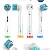 Oral White Cross Cleaning Çapraz Kıl Temizlik Teknolojisi 4 Adet Yedek Başlık