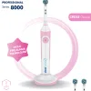 Oral White Professional Series 8000 Şarjlı Diş Fırçası Pembe