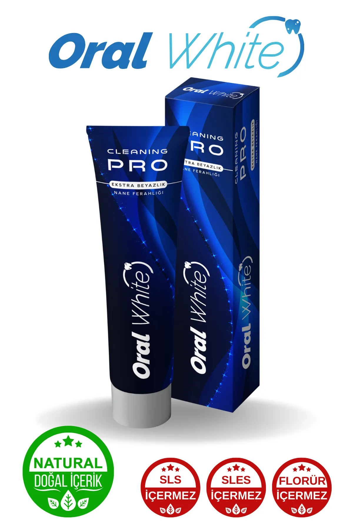 Oral White Cleaning Pro Ekstra Beyazlık Nane Ferahlığı - Görsel 3