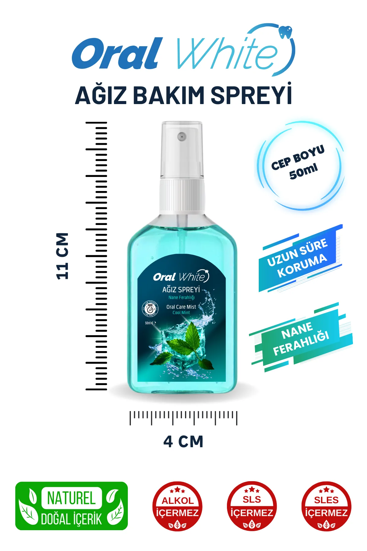 Oral White Cleaning Pro Ağız Kokusu Önleyici Sprey - Görsel 2