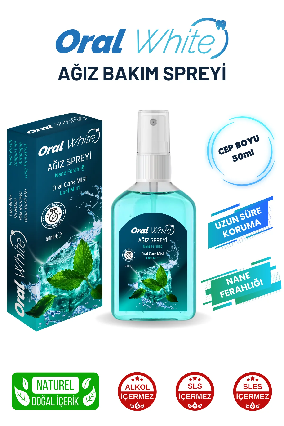 Oral White Cleaning Pro Ağız Kokusu Önleyici Sprey - Görsel 3