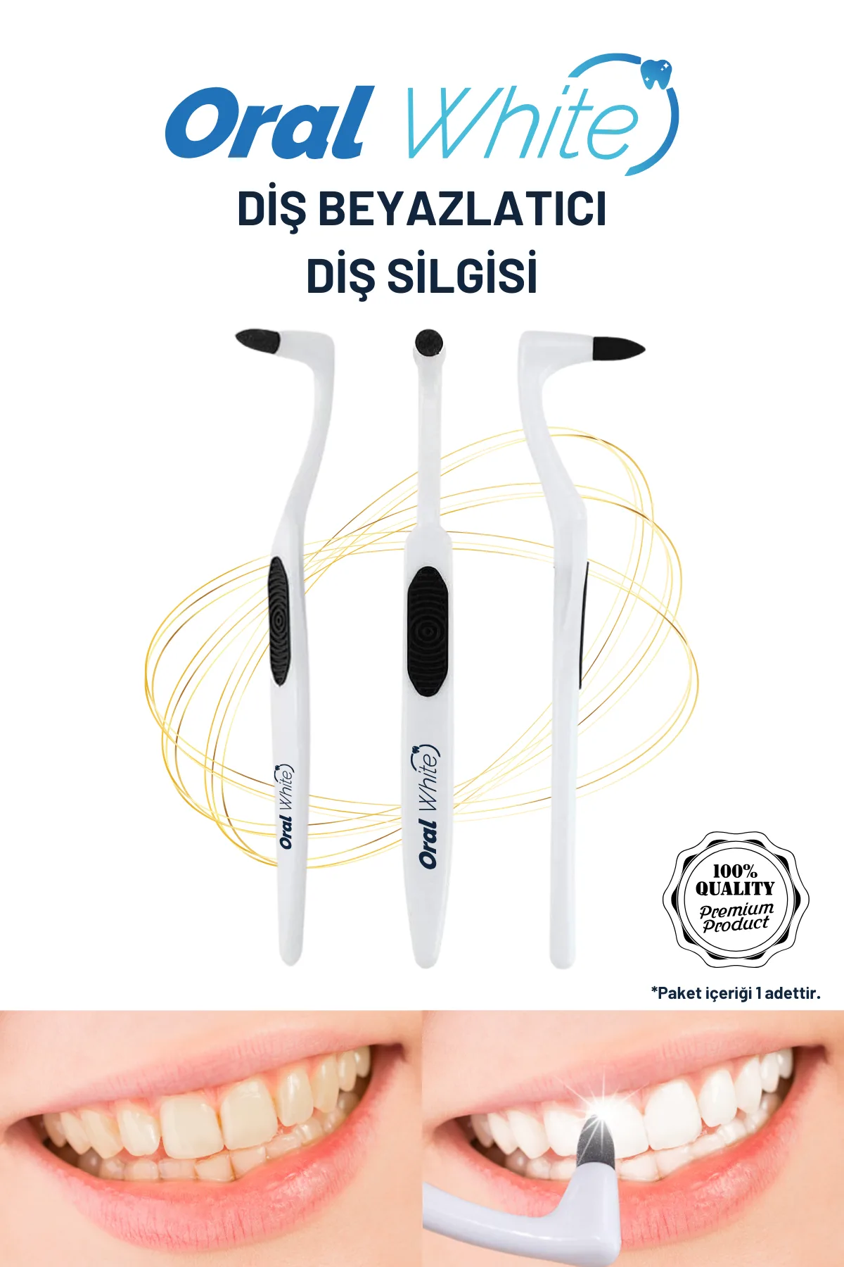 Oral White Diş Beyazlatıcı Diş Silgisi