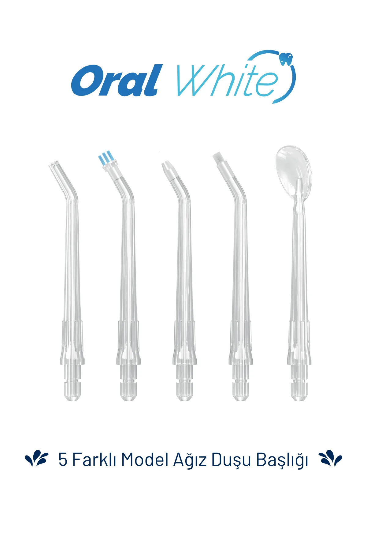 Oral White Ağız Duşu Yedek Başlığı (5 Model)